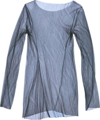 Cortana T de Tul Tulle Top - Dames - Longsleeves - Grijs - XS - Nylon - Tops