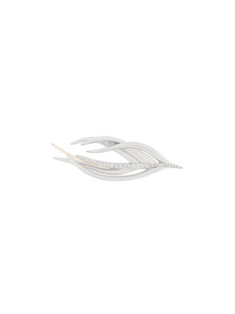 Shaun Leane White Feather diamond earring - Metallic
