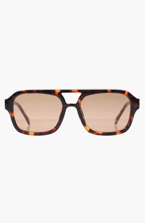 Reality Eyewear Runway USA Edition Sunglasses in Choc Turtle at Nordstrom