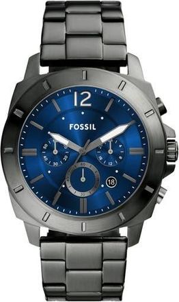 Fossil Privateer Chronograph Bracelet Watch, 45mm in Smoke at Nordstrom Rack
