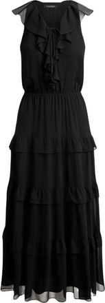 Ralph Lauren Abito in Tessuto Fit & Flare - - Dresses - Donna - Nero - 2XS