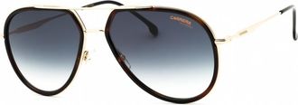Carrera Green Shaded Pilot Unisex Sunglasses CARRERA 295/S 0086/9K 58