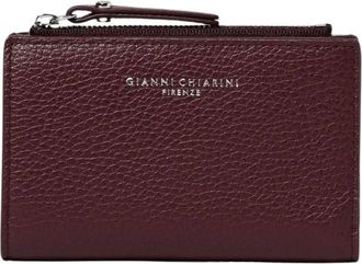 Gianni Chiarini Bordeaux Portemonnees voor Stijlvolle Jij - Dames - Portefeuilles - Rood - ONE Size - Accessoires