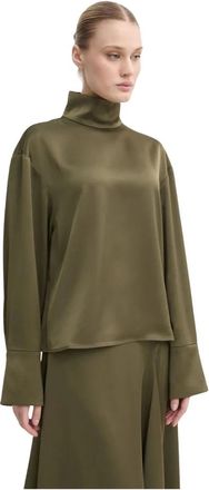 2nd Day Francisca Blouse - Dames - Blouses - Groen - L - Polyester - Overhemden