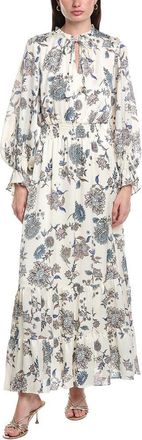Vince Camuto V-Neck Long Sleeve Maxi Dress