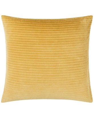 Surya Cotton Velvet Stripes Accent Pillow