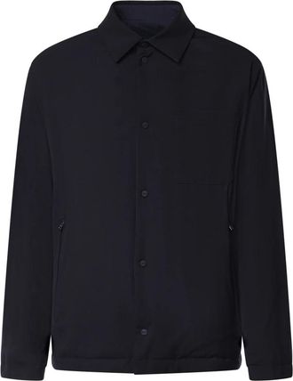 Herno Reversible Jacket - Heren - Zomerjassen - Blauw - M - Jassen
