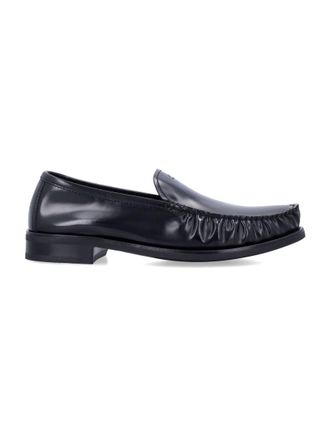 Prada Black Leather Loafers