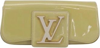 Louis Vuitton Pre-owned Sobe Clutch - Dames - Vintage Clutch - Beige - ONE Size - Leer - Vintage