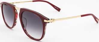 Trussardi Womens 55mm Red Sunglasses
