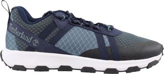 Timberland Winsor Trail LOW Lace UP Sneaker - Heren - Sneakers - Blauw - 43 1/2 EU - Schoenen