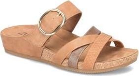 S&ouml;fft Genalyn Slide Sandal in Luggage at Nordstrom Rack, Size 6.5