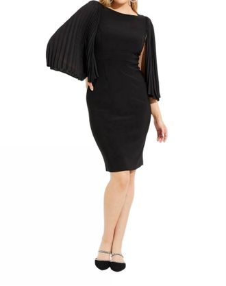 Joseph Ribkoff Sheath Knee-Length Dress In Black
