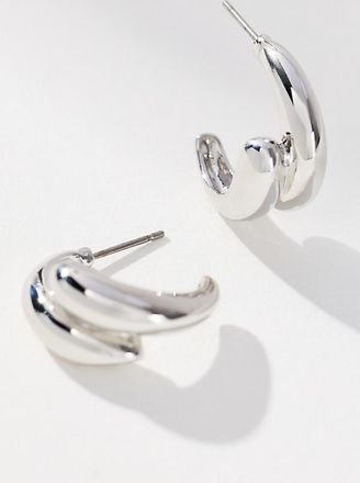 Anthropologie Layered Hoop Earrings