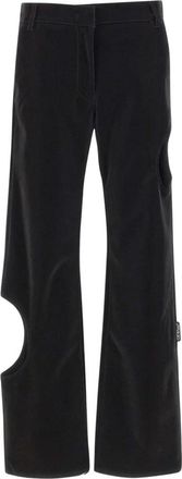 Off-white Meteor Broek - Dames - Straight fit broeken - Zwart - M - Broeken