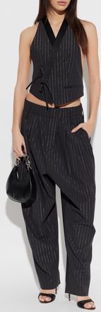 Kenzo Vest With Lurex Thread, Womens, Black