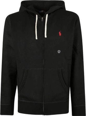 Polo Ralph Lauren Hoodies & sweatvesten, Heren, Zwart, L, Katoen, RL Fleece Full-Zip Hoodie