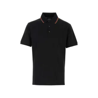 Gucci Web-stripe Piqu&eacute; Polo Shirt