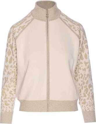 Liu Jo White Zip Cardigan
