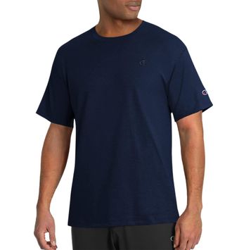 Champion Mens Classic, Everyday Tee, Comfortable Soft T-Shirt (Reg. Or Big & Tall), Navy, 3XL
