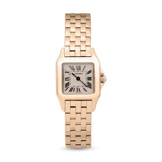 Cartier Pre-owned Cartier Santos De Cartier Demoiselle Quartz White Dial Ladies Watch 2794