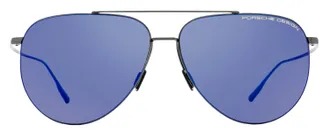 Porsche Design P8939 Titanium Pilot Sunglasses - Gray