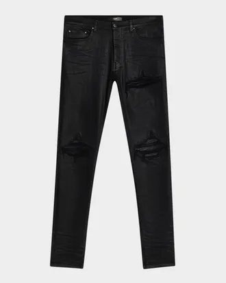 Amiri Men & apos;s MX1 Waxed Skinny Jeans