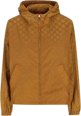 Gucci Dames, Jassen, Bruin, Maat: XS Polyamide