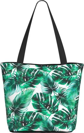 AOOEDM Palm Leaf Ladies Shopping Bag 13x11x7in.The Perfect ValentineS Day Gift.It Is The Best ValentineS Day Gift For Mom, Daughter, Wife,Etc