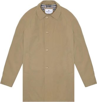 Aquascutum Archival Mac Coat - Heren - Mantel - Beige - L - Katoen - Jassen