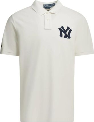 Polo Ralph Lauren Polo Shirt x Yankees - Heren - Polos - Wit - L - Katoen - Tops