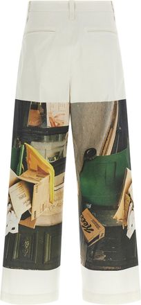 Issey Miyake Womens White Polyamide Casual Pants