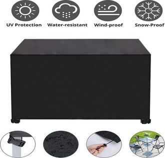 OEM Housse Protection Jardin - Tissu Oxford 600d Imperm&eacute;able - Pour Table Rectangulaire Mobilier Ext&eacute;rieur - 180 X 120 X 74 Cm