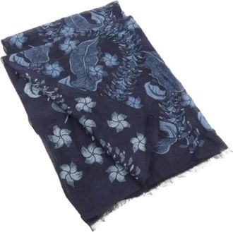 Louis Vuitton Pre-owned Scarves, male, Blue, Size: ONE SIZE Pre-owned Stole