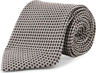 Tom Ford Silk Jacquard Tie - Heren - Stropdassen - Veelkleurig - ONE Size - Accessoires