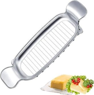 OEM Allecta - Cortador De Mantequilla De Acero Inoxidable - Multifuncional - Cortador De Queso De Alambre - Para Bloques De Queso Y Mantequilla
