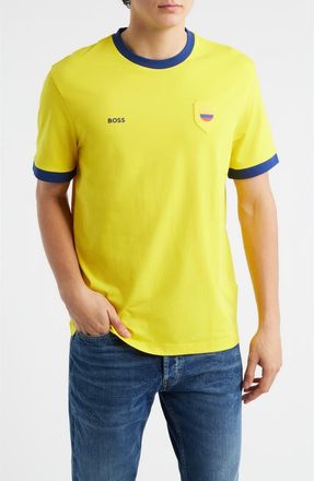 BOSS Lux Stretch Cotton Graphic T-Shirt in Colombia at Nordstrom, Size Xx-Large