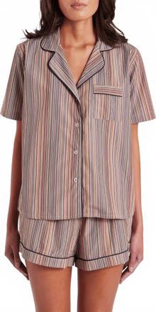 Paul Smith Signature Stripe Short Pyjama Set In Multicolor