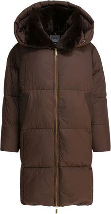 Max & Moi Danae padded hooded coat - Brown