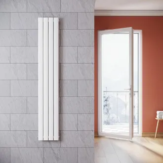 Elegant Lighting Elegant - Radiadores De Agua Caliente 1800 X 311 X 48 Mm,radiador De Sal&oacute;n Potencia 536 W,monocapa Vertical,conexiones Centrales G 1/2 - Blanco