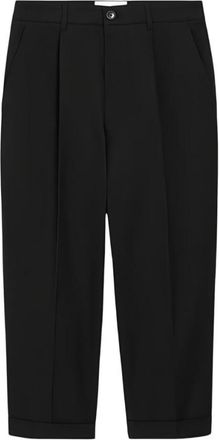 Ami Black Tailored Pleated Pants