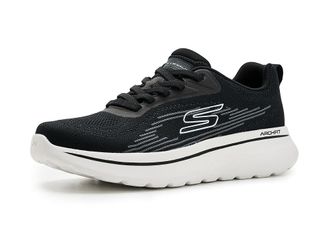 Skechers Go Walk Arch Fit N-Joy Mens Walking Shoes Black/White : 11.5 D - Medium