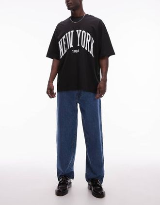 Levi's 578 - Jeans ampi lavaggio medio-Blu