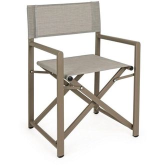 BIZZOTTO Sedia Regista da Giardino in Alluminio e Textilene Colore Tortora modello Taylor Rock/Stone Dimensioni 48x56x86 cm SEDIA REGISTA TAYLOR ROCK/STONE |