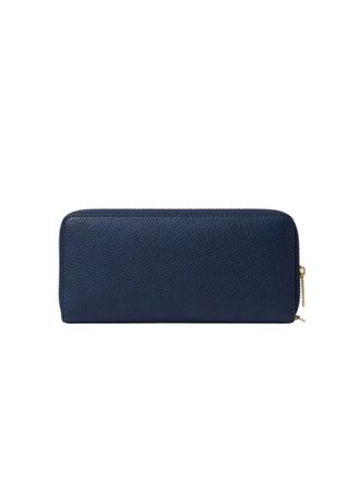 Michael Kors Leather Continental Wallet - Navy