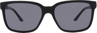 Versace Grey Rectangular Mens Sunglasses VE4307 533287 58