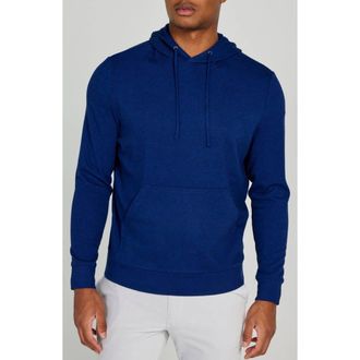 Redvanly Irving Flannelsport Hoodie in Navy at Nordstrom, Size Xx-Large