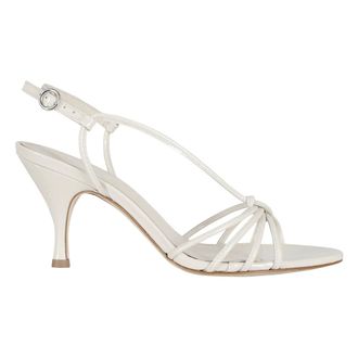 Aeyde High Heel Sandals, female, White, Size: 10 US Solange Patent Sandal