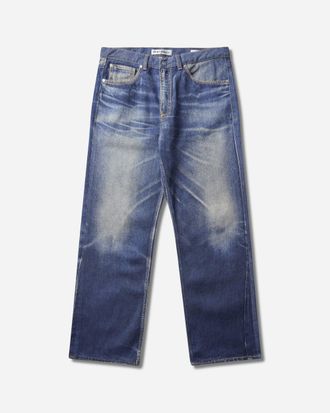 Our Legacy Men s Third Cut Jeans Azure Print