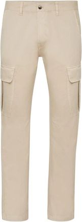 Philipp Plein Lange Cargo Broek - Heren - Slim Fit Broeken - Beige - XS - Katoen - Broeken